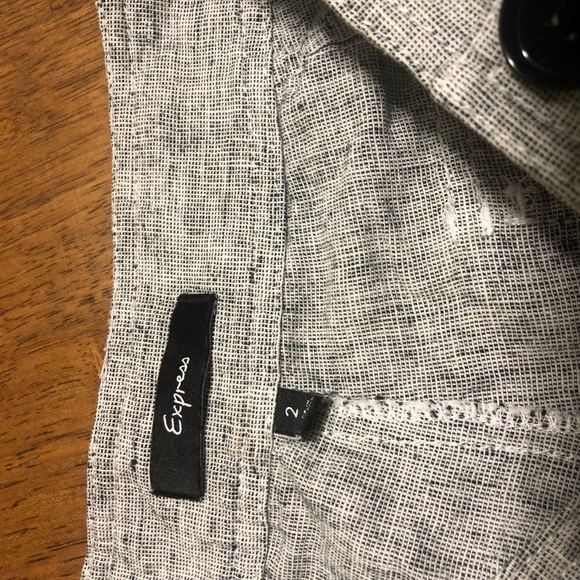Express Black and white Shirts size 2 - Picture 2 of 4
